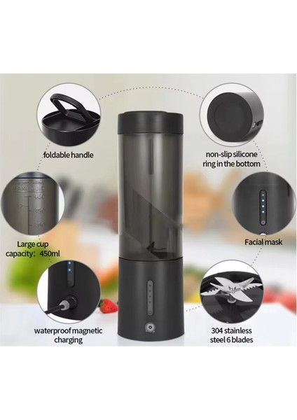 Meyve Meyve Sıkacağı Taşınabilir USB Şarj Meyve Sıkacağı Ev Mini Elektrik Meyve Sıkacağı (Yurt Dışından) indirimleri