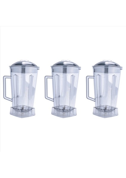 Blender Değiştirme Parçası Için 3x Yedek Sürahi Şeffaf 2l Kapasiteli Blender Gümüş Crest Blender Için Yedek Uyumlu (Yurt Dışından)