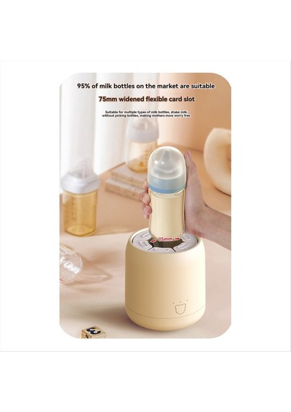 Taşınabilir Süt Shaker 75MM Genişletilmiş Esnek Kart Yuvası 3 Dişliler Hemşirelik Için Ayarlanabilir Elektrikli Süt Blenderi Günlük Kullanım (Yurt Dışından)