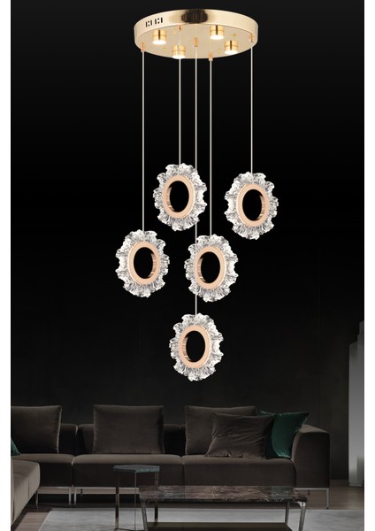 Sina 4toplu Ledli Avize