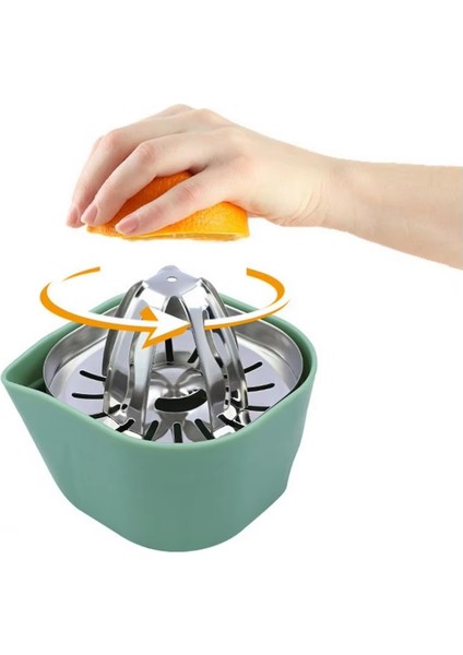 Paslanmaz Çelik Manuel Meyve Sıkacağı ve Yumurta Ayırıcı - Meyve Presleme ve Yumurta Beyaz Ayrımı Için Çok Işlevli Mutfak Aracı (Yurt Dışından) indirimleri