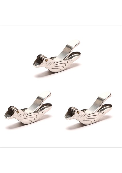 Kuş Limon Squeezer Paslanmaz Çelik Limon Dilim Squeezer Bira Şişesi Için Limon Squeezer 3 Adet (Yurt Dışından)