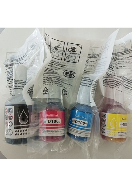 Brother BTD100 Cmyk 4 Renk Mürekkep Seti (Muadil) fırsatları