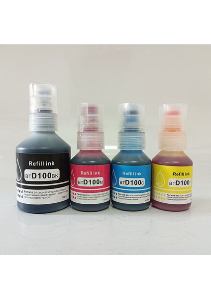 Brother BTD100 Cmyk 4 Renk Mürekkep Seti (Muadil) indirimleri