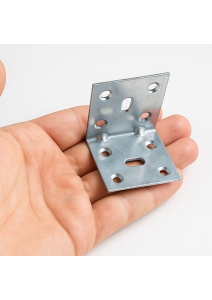 Metal L Demiri (25 Adet) Ince Gönye 40X40X40 mm Mobilya ve Duvar Sabitleme Bağlantı Aparatı modelleri