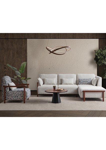Soft Dinlenme Köşe Berjer Takımı Sağ Köşe