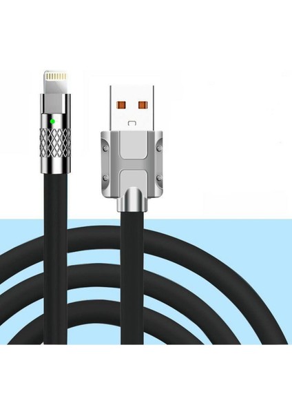 120W 6A Ios Apple Lightning Sıvı Silikon Data Hızlı Şarj Kablosu Bakır fırsatları