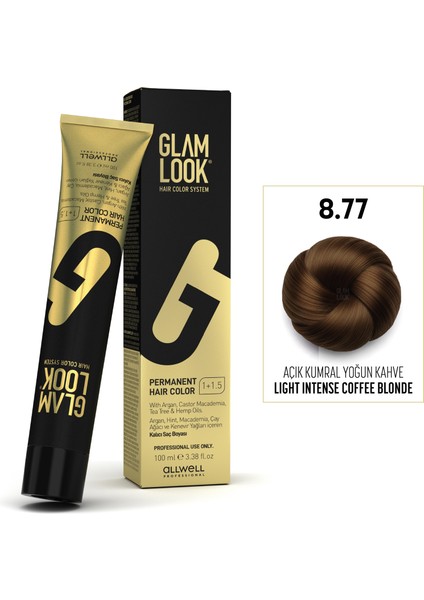 Glamlook Color Lıght Intense Coffee Blonde/açık Kumral Yoğun Kahve 8.77 1000 ml
