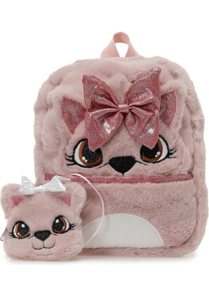 Cn Fancy Pelus 5pr Pembe Kız Çocuk Sırt Çantası