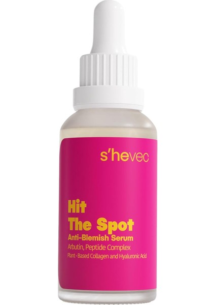 She Vec Hıt The Spot – Leke Bakımı | Onarmaya Yardımcı Arbutin ve Peptit Kompleksi Içeren Serum (30 Ml)