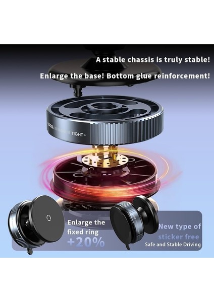 Kablosuz Araç Içi Cep Telefonu Tutucu Araç Içi Montaj Süper Güçlü Vakumlu Manyetik Telefon Tutucu K009 modelleri