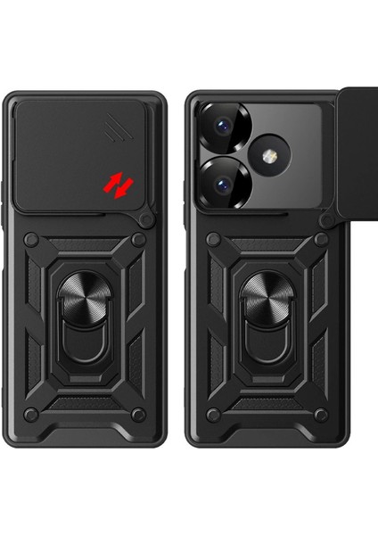 Newface Xiaomi Redmi 13 4g Kılıf Pars Lens Yüzüklü Silikon - Yeşil fiyatları