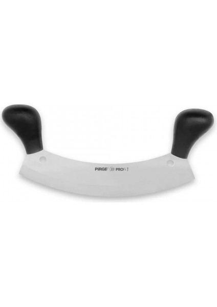 Eco Lounge Pirge 71120 Profi Kıyma, Pizza Satır, Zırh Bıçağı 26 cm - Siyah Çift Saplı