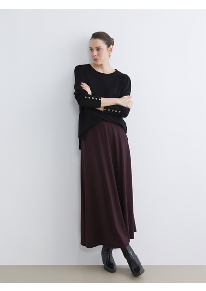 Yeni Sezon Beli Lastikli Kloş Etek