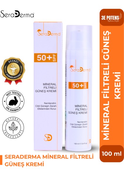 Seraderma Mineral Filtreli Güneş Kremi 100 ml
