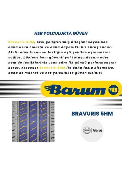 195/60R15 88H Barum Bravuris 5hm Yaz Lastiği 2025 Üretimi indirimleri
