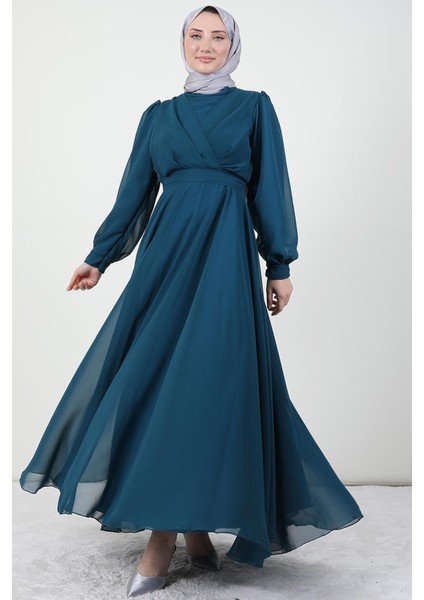 Önü Çapraz Şifon Elbise Petrol fiyatları