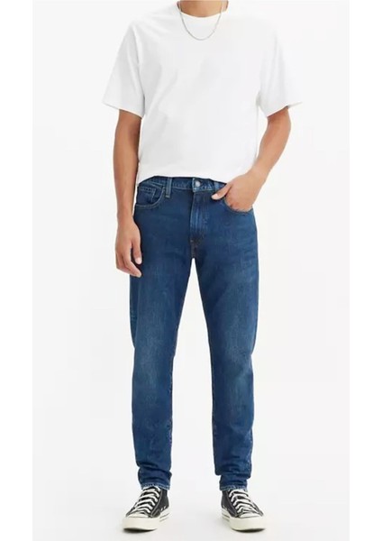 512 Slim Taper Likralı Esnek Kumaş Kot Pantolon Dark Blue modelleri