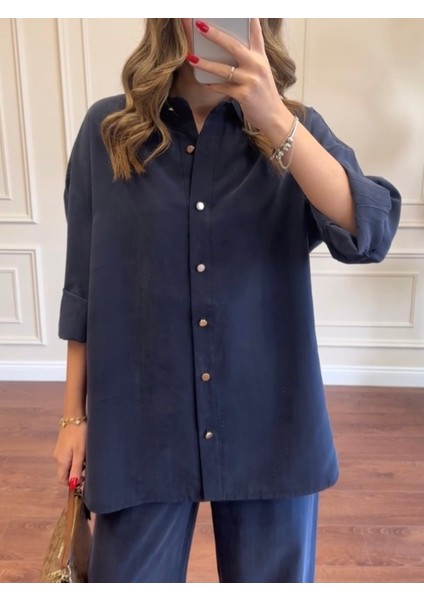 Gömlek Pantolon Modal Takım - Lacivert fiyatları