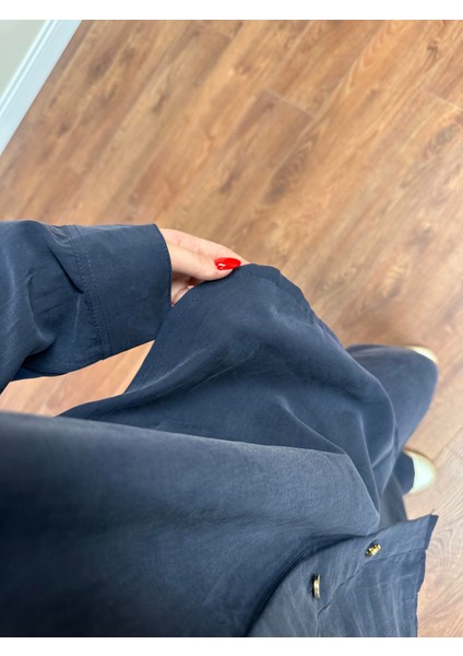 Gömlek Pantolon Modal Takım - Lacivert modelleri