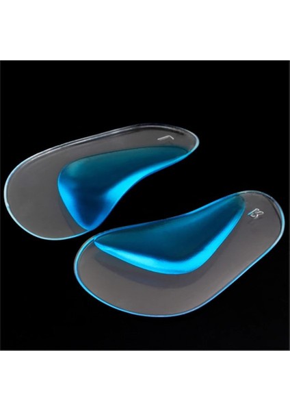 Keyliving Ayak Ark Desteği, Düztaban Kemer Ortez Tabanlık, Silikon Ayak Tabanlığı, Çapraz Basma Destek Jeli Tabanlığı