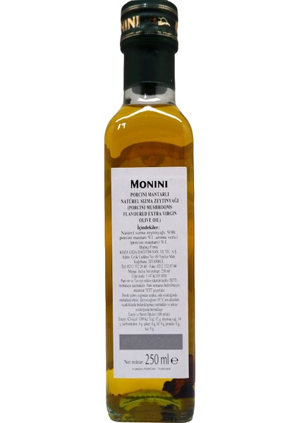Porcini Mantarlı Zeytinyağı 250 ml fiyatları