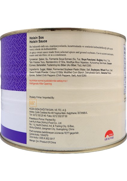Hoisin Sos 2,27 kg modelleri