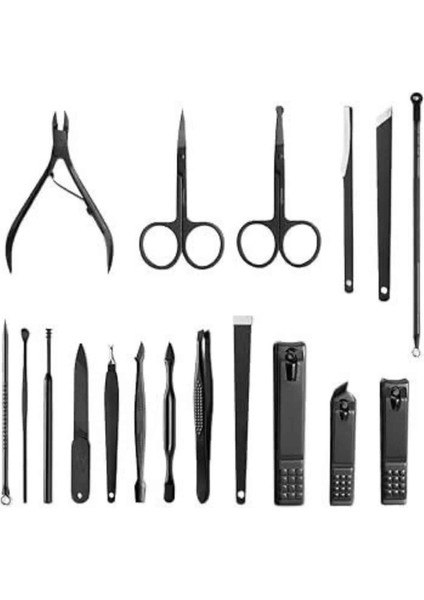 17 Parça Manikür Seti El ve Ayak Bakımı Törpü Cımbız Tırnak Temizleme - MCT1257-3762 modelleri