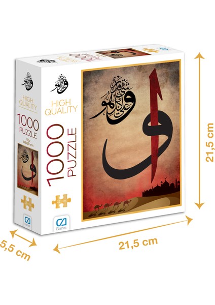 Vav - 1000 Parçalı Puzzle - 48 x 68 cm