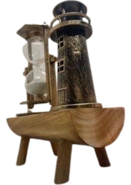 Hediyelik Kum Saati Retro Dekoratif Deniz Feneri Kum Saati - MCT4790-7165 modelleri