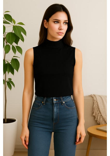 Kadın Kolsuz BODY-(17952) - MCT1708-5163