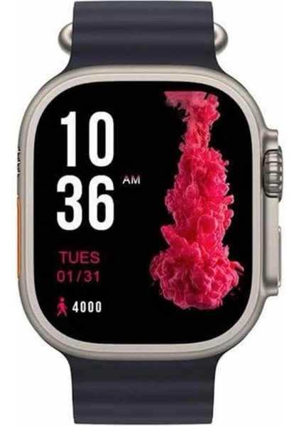 Ultra Akıllı Saat 49 mm Çift Kordonlu Arama Cevaplama Bluetooth Bağlantılı - MCT2712-2019 indirimleri