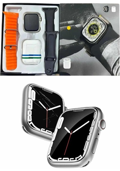 Akıllı Saat Kulaklık Hediyeli Uyku ve Sağlık Takibi Yapabilen Uzun Ömürlü - MCT9223-2872 indirimleri