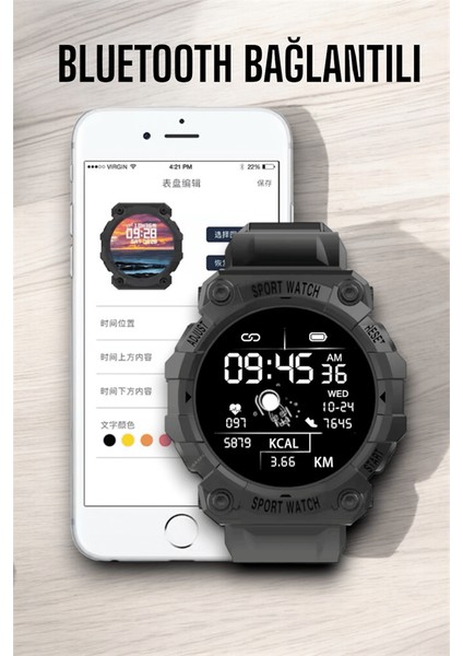 Unisex Tasarımıyla Klasik ve Spor Kombinlere Uygun Akıllı Saat - MCT5605-3097 modelleri