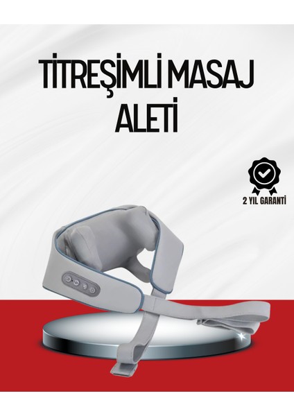 Çok Fonksiyonlu Kablosuz Masaj Aleti | 2 Modlu Isıtmalı - MCT6671-3448