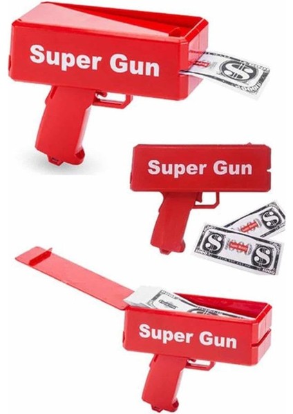 Para Dolar Saçma Para Atma Tabancası Otomatik Kırmızı Oyuncak - MCT7757-7102 fırsatları