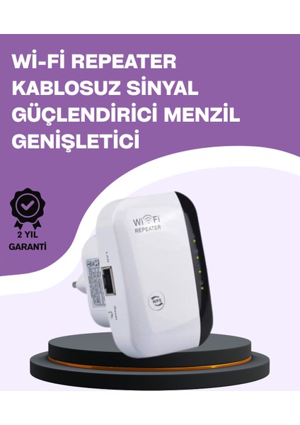 300 Mbps Kablosuz Wifi Menzil Genişletici – Repeater & Ap Modu - MCT7164-1874