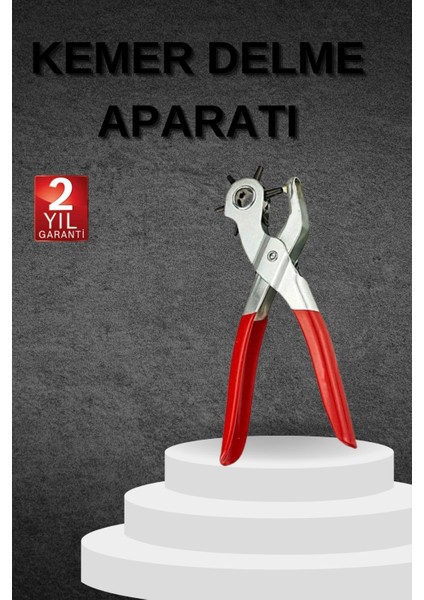 Kemer Delme Pensesi- Kemer Delik Açma Zımbası Paslanmaz Çelik - MCT2204-3633