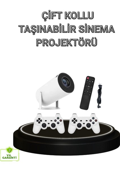 Bluetooth 5.0 ve Wi-Fi 6 Akıllı 4K Projeksiyon - MCT2228-4882