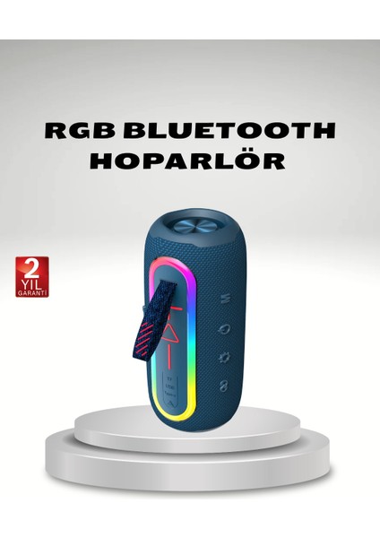 Taşınabilir Mini Bluetooth Hoparlör Güçlü Ses ve Şık Kırmızı Tasarım - MCT2149-4365