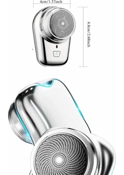 Elektrikli Mini Tıraş Makinesitaşınabilir USB Şarjlı Kablosuz Tıraş Makinesi - MCT9242-1763 modelleri