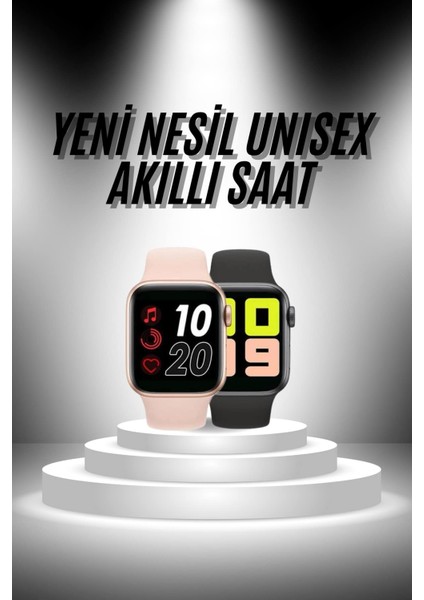 Yeni Nesil En Çok Tercih Edilen Akıllı Saat Müzik Dinleme Tema Değiştirme Ça? - MCT5689-2063