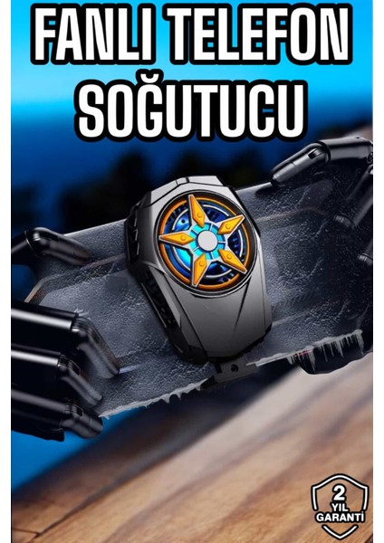 Fanlı Radyatör Soğutucu Telefon Soğutucu Tüm Telefonlara Uyumlu - MCT8795-7719