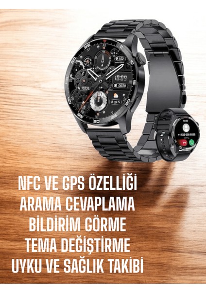 Çift Kordonlu Yüksek Çözünürlüklü Akıllı Saat Uyku Izleyici & Spor Modlar - MCT5628-6101 modelleri