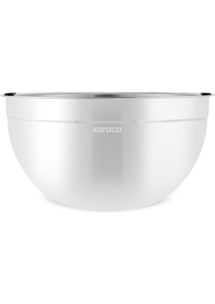 Mutfaksever Ice Hot Bowl Çift Cidarlı ve Su Hazneli Çelik Servis Kasesi 20 cm