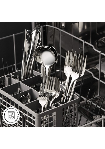 Orion Platin 6 Kişilik 30 Parça Çatal Kaşık Bıçak Takımı