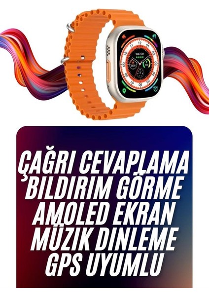 Android ve Ios Uyumlu Uyku ve Sağlık Takibi Yapabilen 3 Kordonlu Akıllı Saat - MCT8445-9283