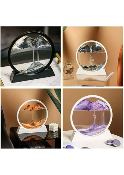 3D LED Işıklı Kum Saati Gece Lambası Hareketli Sulu Kum Saati Dekoratif - MCT6061-6280 indirimleri