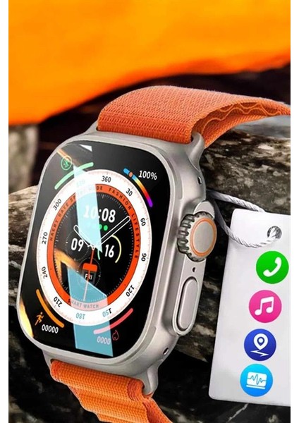 Akıllı Saat Uyku ve Spor Takibi Yeni Nesil Bluetooth Bağlantılı Amoled Ekran - MCT8980-6741 indirimleri