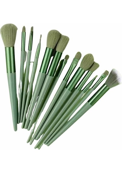 13 Parça Makyaj Fırça Seti Far Fırçası Allık Fırçası Yumuşak Uçlu - MCT5880-5961